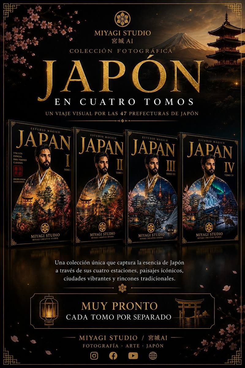 Los cuatro tomos de Japón en Cuatro Tomos